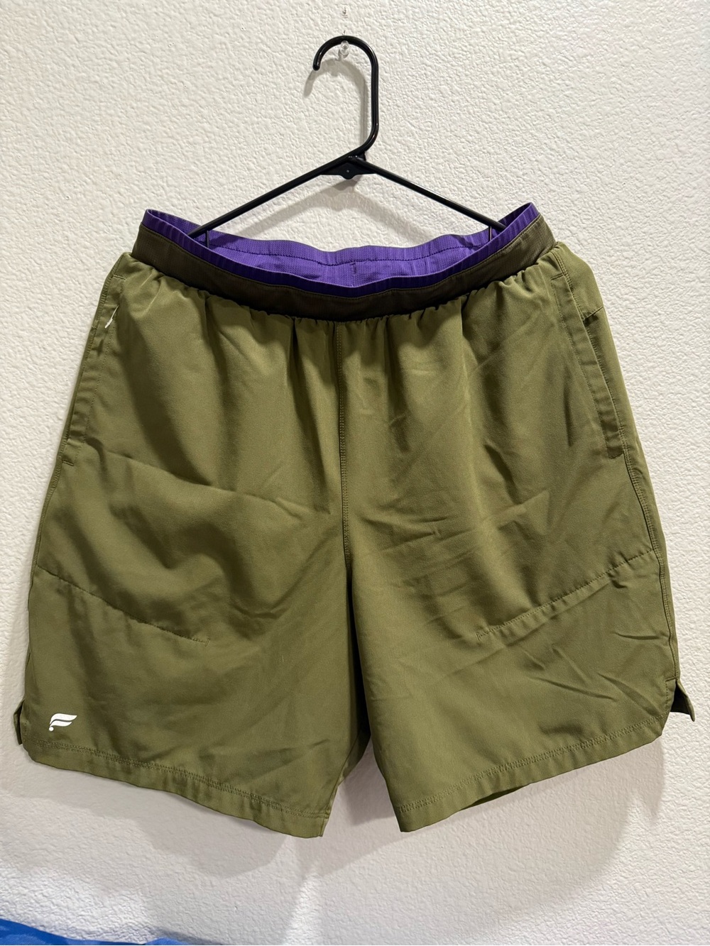 Fabletic's Olive Athletic Shorts